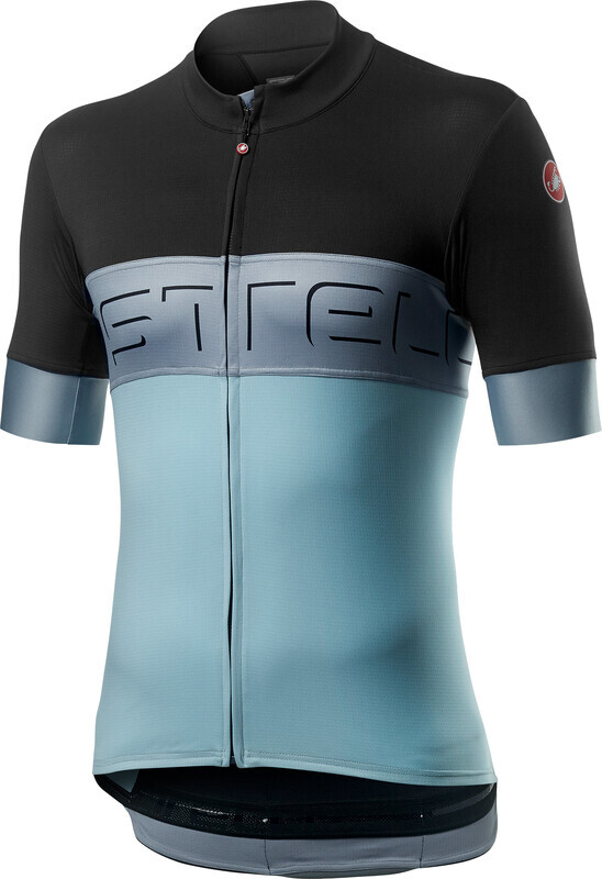 Castelli Prologo VI Jersey Korte Mouwen Heren, dark gray/vortex winter sky