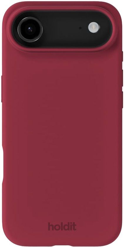 Holdit Silicone Case geschikt voor Apple iPhone Air - Red Velvet