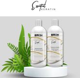 Essential Keratin - Braziliaanse keratinebehandeling voor kroeshaar - Kit 2x 500ml
