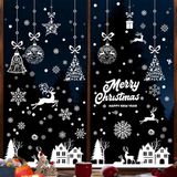 Unbranded 192 Zelfklevende Raamstickers Sneeuwvlokken - Kerst & Winter Decoratie