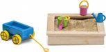 Lundby Smaland poppenhuis zandbak met buitenspeelgoed