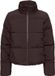 JDY Dames Lange Mouw Puffer Jas Chocolate Torte