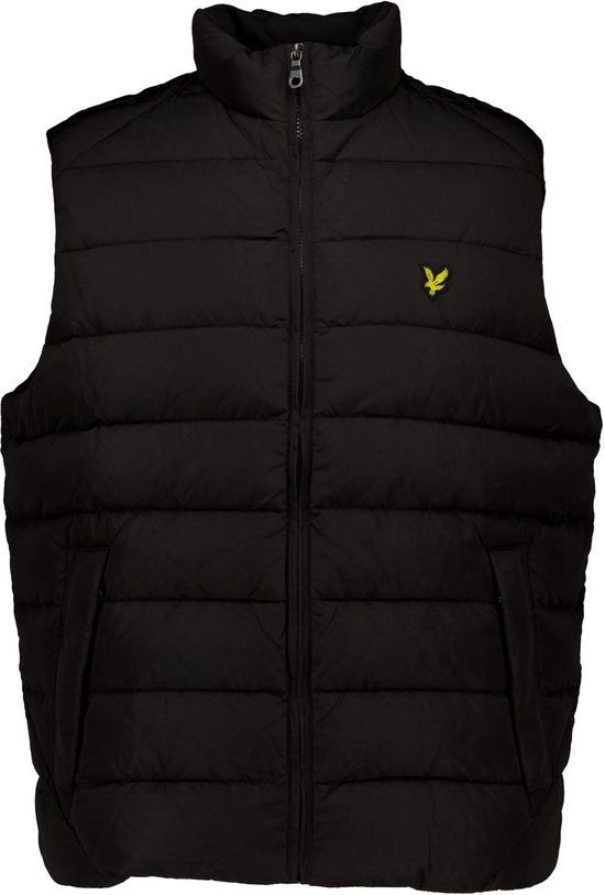Lyle & Scott Quilted Gilet Bodywarmer Zwart Jk2401v