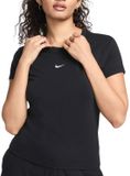 Nike Sportswear Chill Knit Shirt Dames - Zwart - Maat XS