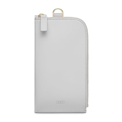 Audi 3152400300 Smartphone Hoes Leer Dames Hoes RFID Bescherming Hoes Tas Grijs