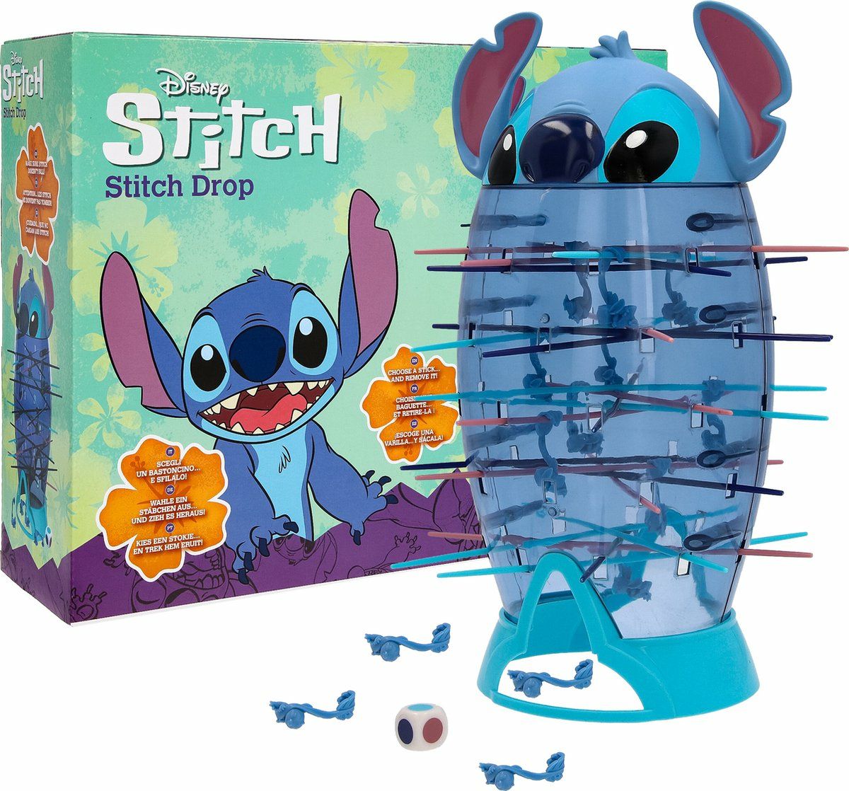 IMC Toys Stitch Drop Game Bordspel Training van de fijne motoriek (vaardigheid)