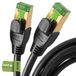 Vayox Cat 8.1 patchkabel, 15 meter, S/FTP, 40 Gbps, 2000 MHz | LAN-netwerkkabel RJ45, verguld | Highspeed Ethernet-kabel voor gaming routers en servers
