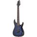 Schecter Omen Elite 7 MultiScale See Thru Blue Burst guitare électrique