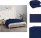 vidaXL Verzwaringsdeken 150x200 cm 11 kg Badstof Blauw