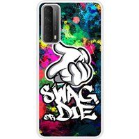 P Smart 2021 Swag or die bedrukt siliconen hoesje