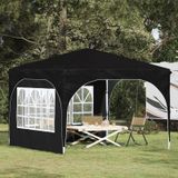 Prolenta Maison Exclusive Pop-up partytent, 290 x 290 x 245 cm, zwart