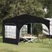 Prolenta Maison Exclusive Pop-up partytent, 290 x 290 x 245 cm, zwart
