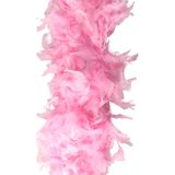 Faram Party Sierveren Boa - Carnaval verkleed accessoire - lichtroze - 180 cm - 50 gram