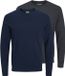 JACK&JONES JJEBASIC KNIT CREW NECK 2PK MP Heren Trui - Katoen - Lange mouw - Ronde hals - Regular Fit - Casual - Mannen - Navy Blazer - L