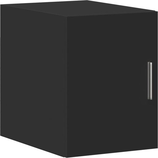vidaXL Wandkast 30x42,5x40 cm bewerkt hout zwart