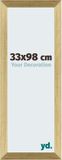 Your Decoration - Cadre photo 33x98 cm - MDF - Or Brillant - Mura