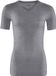 FALKE Wool-Tech Light V Neck Sneldrogend Wol Functioneel Shirt met Korte Mouwen Dames Grijs - Maat XS
