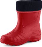 Ladeheid Kinder Regenlaarzen - Rubber - met Binnenschoen - EVA - Wasbare Binnenschoen - LA-KL-EVA-Kids - Rood - 23