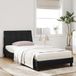 Maison Exclusive - Lit avec matelas « Hanko » noir 100 x 200 cm, velours