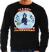Bellatio Decorations Happy Halloween heks verkleed sweater zwart voor heren