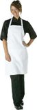 CHEF WORKS Halterschort Wit Gestreept Polyester One Size