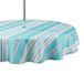 DII Strand Streep, Polyester, Rits Tafelkleed, 152,4 cm Rond