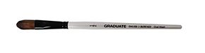 Daler-Rowney Graduate Aquarel Borstel, Pony & Synthetische Blend, Korte Handvat, Ovale Was, 1/2"