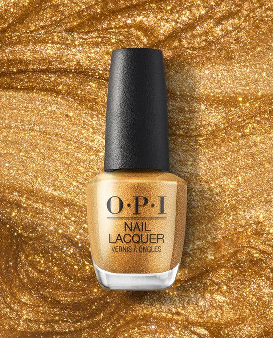OPI Nail Lacquer Nagellak Unisex 15ml Goud Glitters Sneldrogend