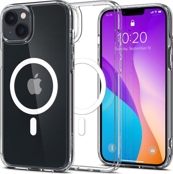 Spigen Ultra Hybrid MagSafe Apple iPhone 14 Hoesje Wit