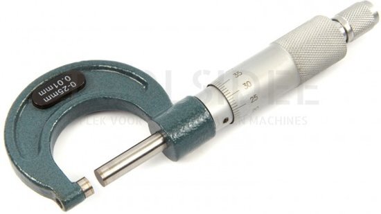 Toolsidee HBM Analoge Buiten Micrometer 0 - 25 mm. Model 2