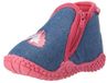 Playshoes pantoffels jeansblauw eenhoorn