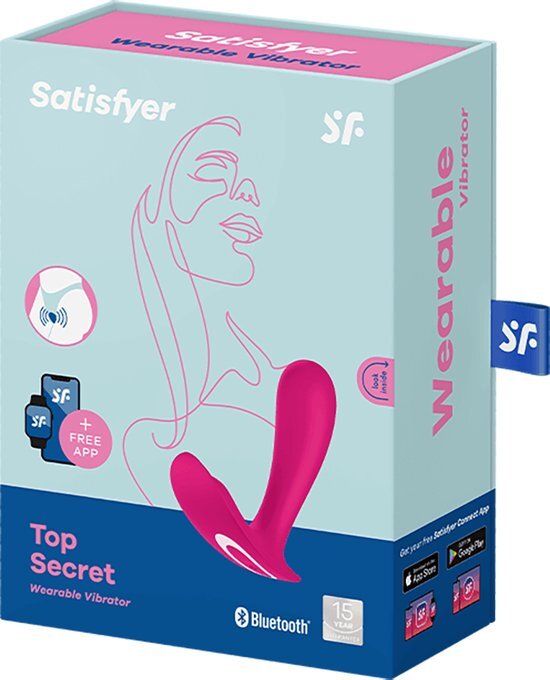 Satisfyer Top Secret Wearable Vibrator - Pink