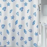 Spirella Douchegordijn 180x200 cm Polyester Blauw