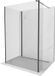 Mexen Kioto douchescherm Walk-in 130 x 80 x 40 , transparant, zwart