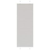 VidaXL Plissé rolgordijn Licht Grijs 70x200 cm Polyester