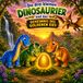 Die drei kleinen Dinosaurier und das Geheimnis des goldenen Eies: Dinogeschichte für Kinder - Kurze Geschichte - ab 3 Jahren - mit Ausmalbildern