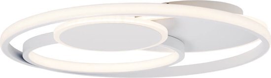 Brilliant Brillant | LED plafondlamp Runda 50cm mat wit | 1x LED geïntegreerd, 43W LED geïntegreerd, (5200lm, 3000-6000K)