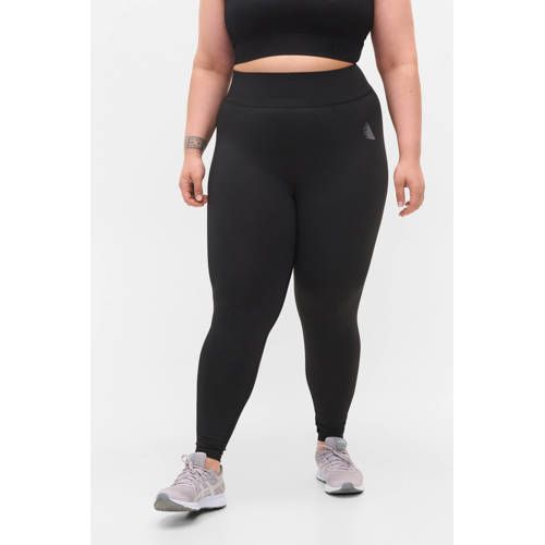 ACTIVE By Zizzi Plus Size Sport Legging - Black