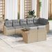 Maison Exclusive - Ensemble de jardin 9 pièces. Polyrotin beige et gris clair