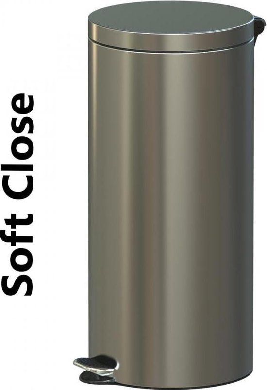 {"int": null, "string": "Alda"} Pedaalemmer Soft Close Freedom Fresh RVS satijn 30 liter