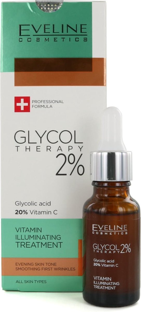 Eveline Glycol Therapy 2% Vitamin Illuminating Treatment Anti-rimpel crème - 18 ml