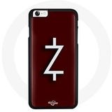 Maniacase Hoesje voor iPhone SE Ozark Seizoen 4 Wit Z Logo Rode Achtergrond