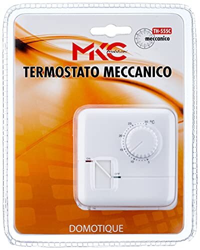 MKC TH-555C mechanische thermostaat, wit