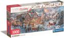 Clementoni 39927 Panorama puzzel "Getting Ready for Christmas", 1000 stukjes