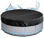 AOOWU Ronde zwembadafdekking, 8 ft zwembadafdekking voor ronde zwembaden, ronde hottub-afdekking, zonneafdekkingen voor bovengrondse zwembaden