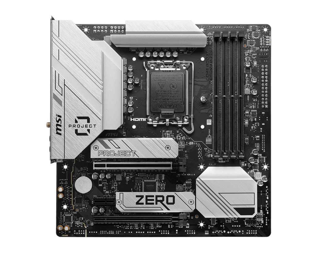 MSI B760M Project Zero - Micro ATX Motherboard - Intel B760 - LGA 1700 - DDR5