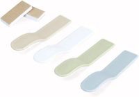 ZenithVibe Poignée de rehausseur d'abattant de toilette Rehausseur de couvercle d'abattant de toilette Rehausseur de siège de toilette réutilisable Livré avec 8 adhésifs Abattant de toilette à la maison 4 pièces