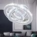 Dixun Roestvrij stalen hanglamp plafondlamp slaapkamer kroonluchter warm wit koud wit (koudwit-2)