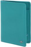 Golden Head Leren identiteitskaarthoesje Madrid RFID Protect Ausweisetui 4480 Türkis