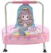 Trampoline Mini-trampoline voor binnen en buiten Roze Kindertrampoline met handgrepen